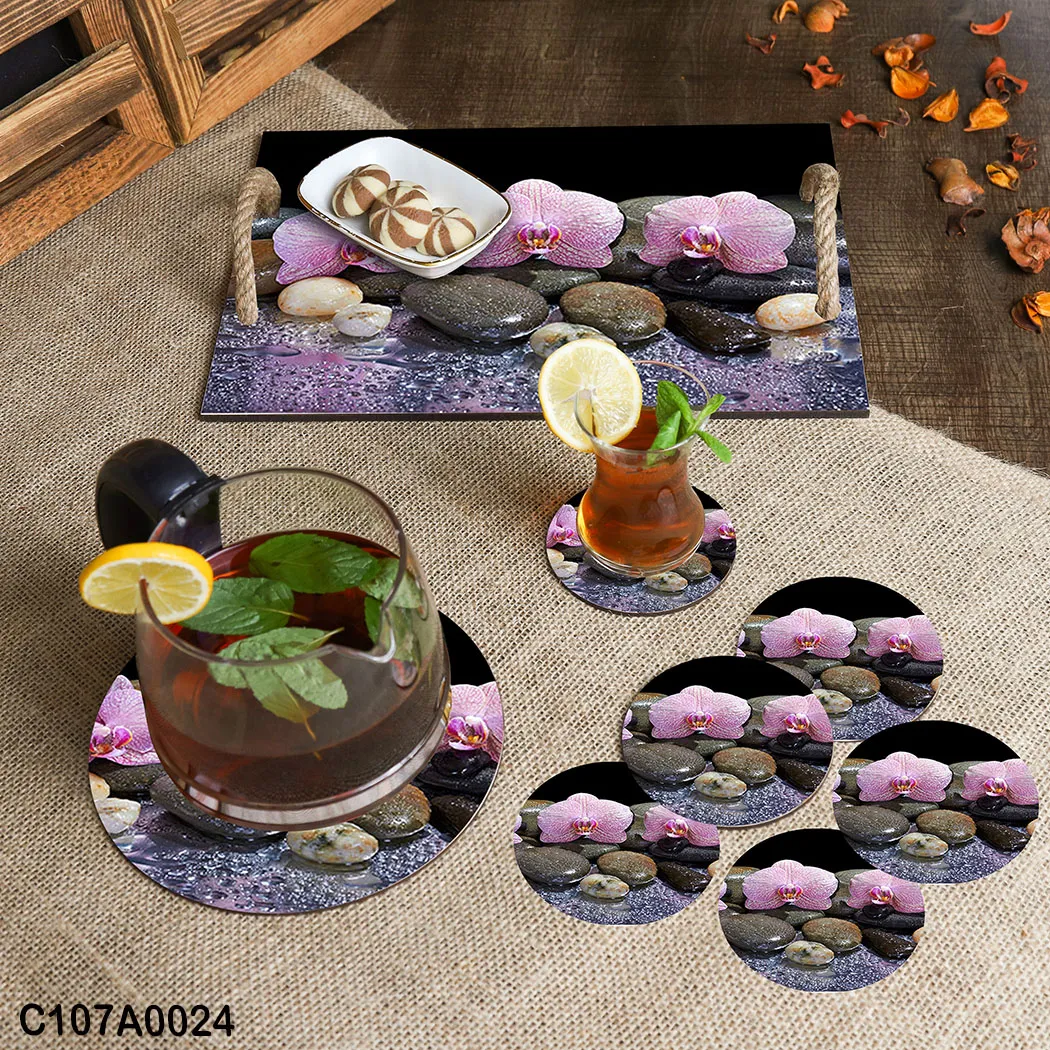 صينية مطبوعة تهنئة Merry Christmas الخشبية