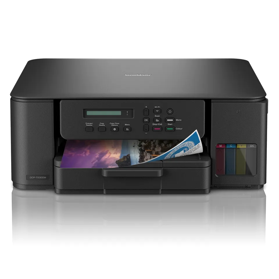 طابعة Brother DCP-T530DW Compact 3-in-1 Ink Tank Printer