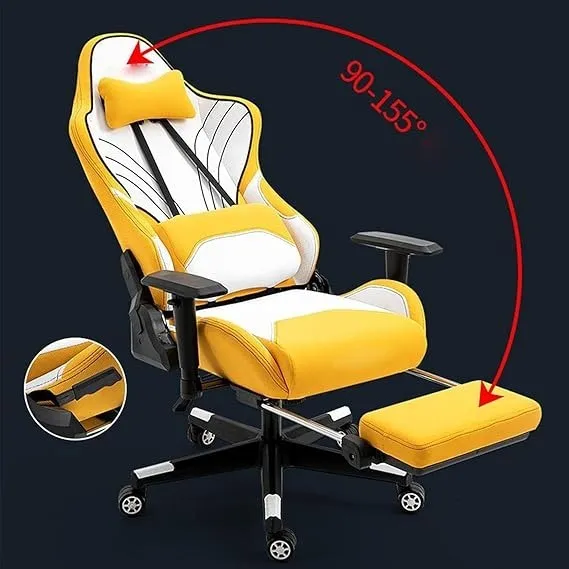 كرسي ألعاب مريح Chahd YT- 822 Gaming Chair with Foot Rest