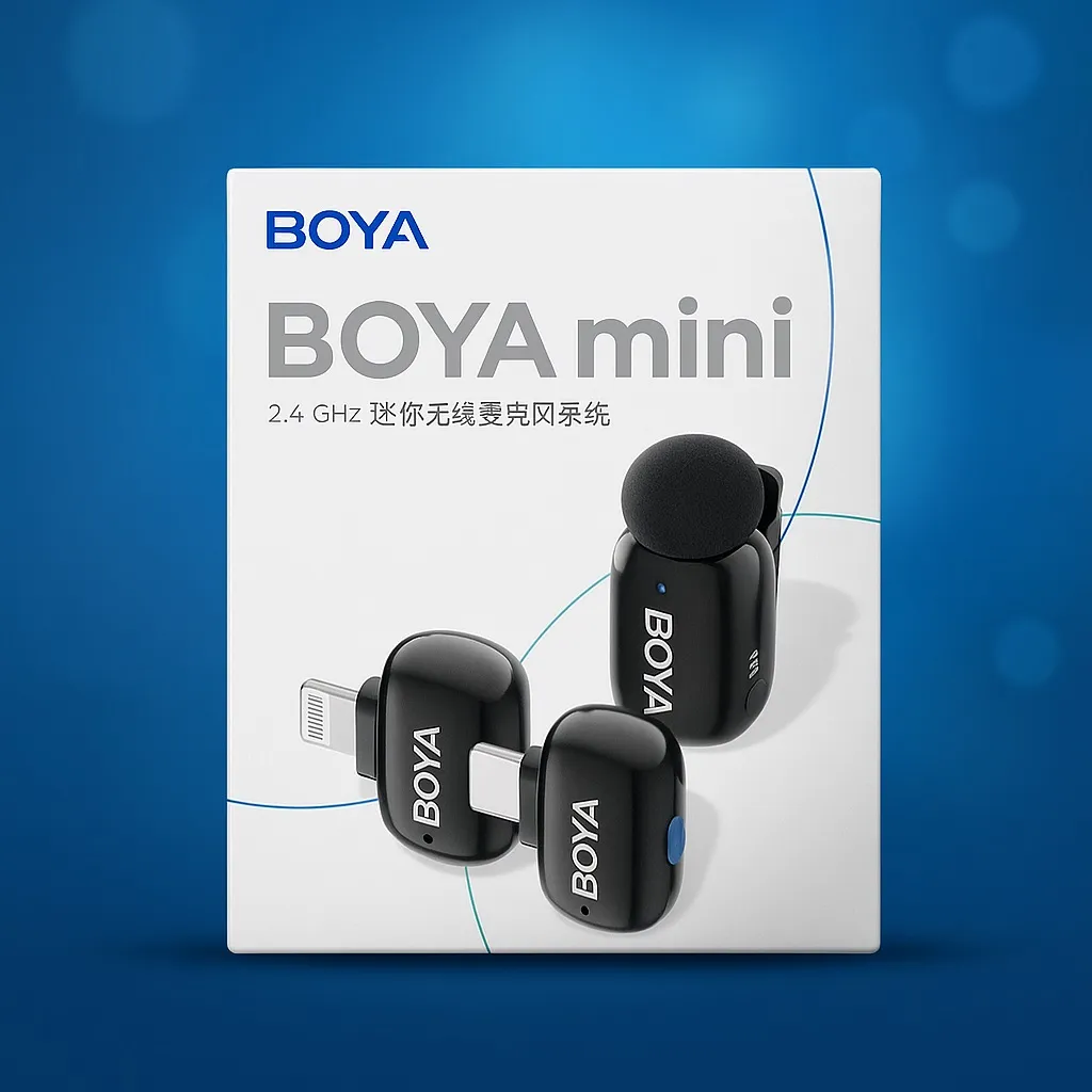 ميكرفون بث مباشر BOYA Mini 22 Wireless Microphone 2.4GHz